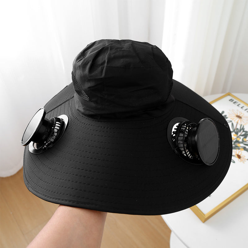 Ultralight Solar Fan Sun Hat